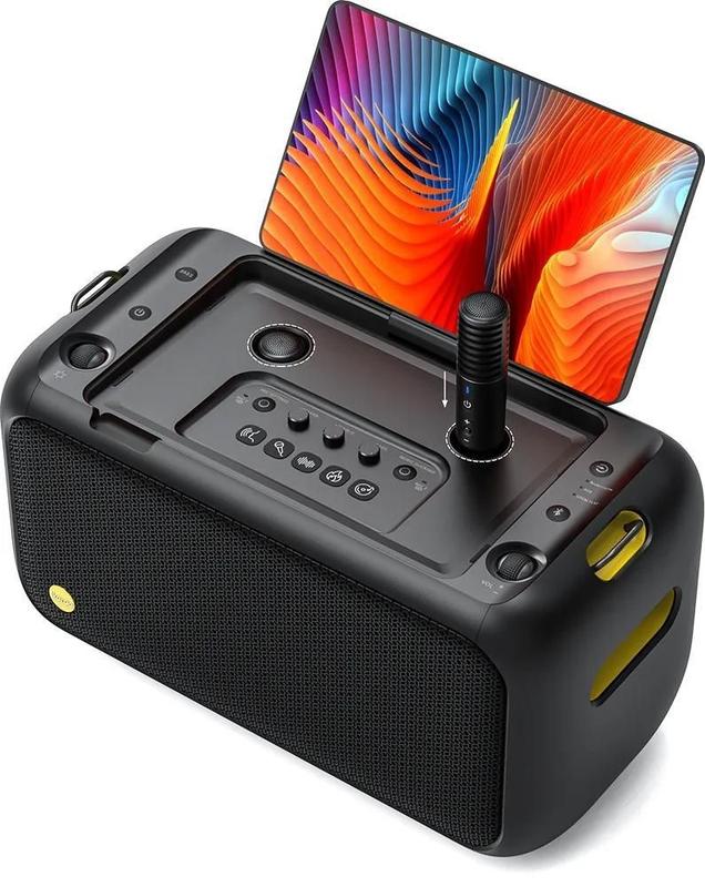 ミュージック KOBUKUROAD 1 2 3 4 5 Caixa Karaokê Joog By Ikarao Break X1 800W Tela 13,1 - Caixa de